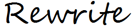 rewrite